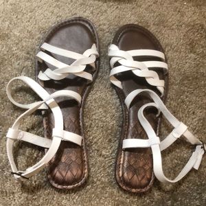 White Strappy Sandals